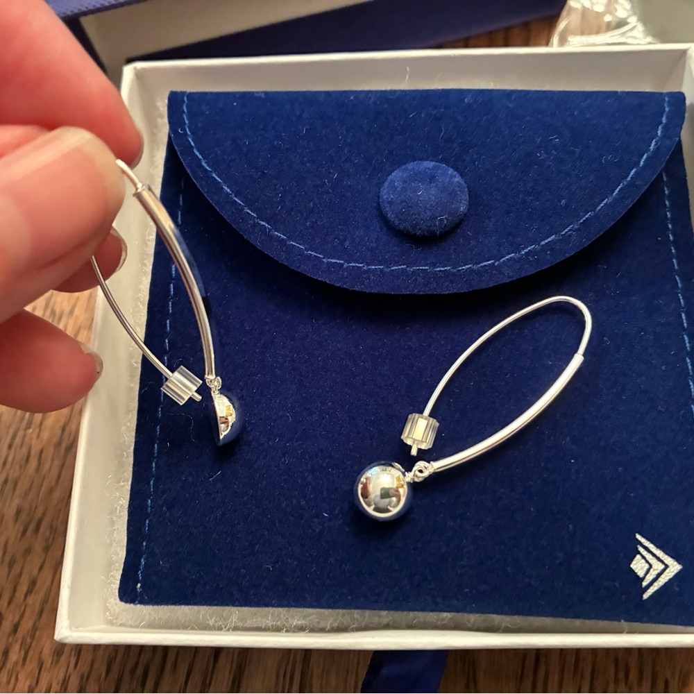 NEW in Box Sterling Silver Earrings - Picture 5 of 7